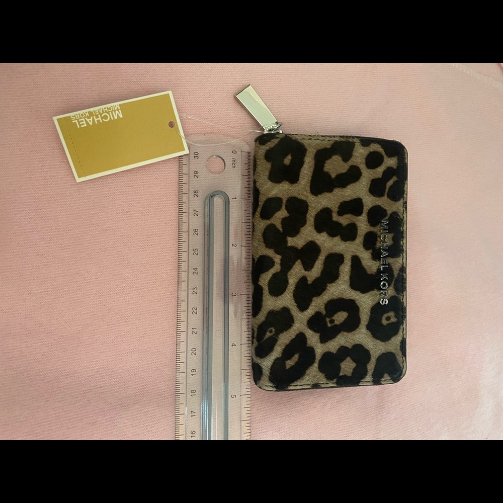 Michael Kors Leopard Print Wallet